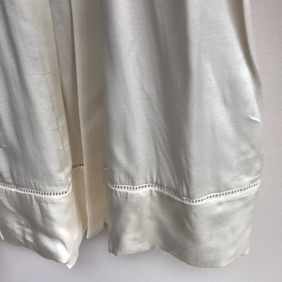 Silk ivory skirt - Picture 4 of 8